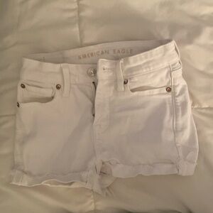 American Eagle White Jean shorts